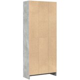 vidaXL Regal za knjige boja betona 60x24x143 cm konstruirano drvo | shoptok.hr