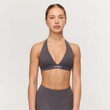 GymBeam Fierce Halter Sports Bra Grey M | Eponuda.com