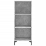  Visoka komoda siva betona 34,5x34x180 cm od konstruiranog drva | shoptok.hr