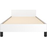  Okvir za krevet s uzglavljem bijela 90x200 cm od umjetne kože | shoptok.hr