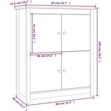  Komoda 83 x 41 5 x 100 cm od masivne borovine | shoptok.hr