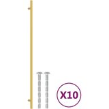  Ručke za ormarić 10 kom zlatne 480 mm od nehrđajućeg čelika | shoptok.hr