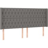  Box spring postelja z vzmetnico LED temno siva 180x200 cm blago, (20788984) | Shoptok.si