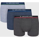 Il Granchio 3PACK Pamučne bokserice James u