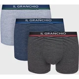 Il Granchio 3PACK Pamučne bokserice James