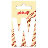  Nalepka Pickup (Motiv: W, bele barve, višina: 60 mm) | Shoptok.si