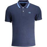 La Martina MEN&#39;S BLUE SHORT SLEEVED POLO SHIRT Cene
