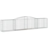  Lučne gabionske košare 15 kom 400x50x80/100cm pocinčano željezo | shoptok.hr