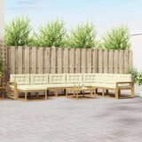  Set vanjskih sofa 9 kom. Bijela i krem | shoptok.hr
