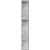 Ormarić za knjige / pregrada boja betona 80x24x159 cm iverica | shoptok.hr