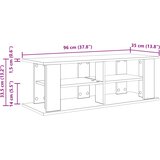  Stalak za TV Umjetnički hrast 96 x 35 x 33,5 cm | shoptok.hr