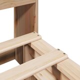 vidaXL Knjižna postelja brez vzmetnice 120x190 cm trden les | Shoptok.si