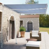 Tenda Samostojeća tenda na ručno uvlačenje 350 x 250 cm plavo-bijela Cijene