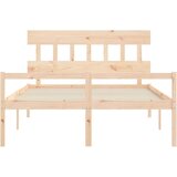  Okvir kreveta s uzglavljem 160 x 200 cm od masivnog drva | shoptok.hr