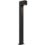 QAZQA Industrijska stoječa zunanja svetilka črna 80 cm IP44 - Baleno | Shoptok.si