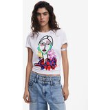 Desigual Majice s kratkimi rokavi MISURI Bela | Shoptok.si