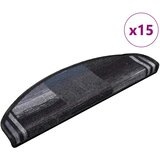  Samoljepljivi otirači za stepenice 15 kom crno-sivi 65x21x4 cm | shoptok.hr