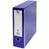 NANO Registrator s kutijom, A4, 8 cm, plastificirani, s metalnim letvicama, , plavi | shoptok.hr