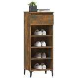 Stalak za cipele boja hrasta 40x36x105 cm konstruirano drvo | shoptok.hr