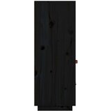  Visoka komoda crni 67 x 40 x 108 5 cm od masivne borovine | shoptok.hr