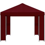 Gazebo 4 × 3 m Tamno crvena Poliester i čelik 190 gsm | shoptok.hr