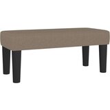 vidaXL Krevet s oprugama i madracem smeđesivi 120 x 190 cm od tkanine | shoptok.hr