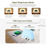 BEAUTIEBEAM otroška digitalna budilka z RGB lučko | Shoptok.si