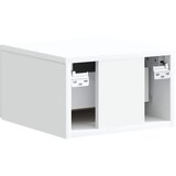  Noćni ormarić za montažu na zid Zidne Bijela 34,5 x 33 x 20 cm | shoptok.hr