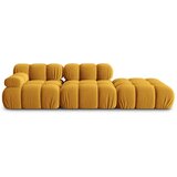 Micadoni Home rumena žametna sedežna garnitura 282 cm bellis – Cene