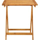  3-dijelni bistro set od tkanine i masivnog drva krem bijelim | Eponuda.com