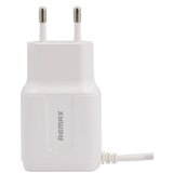 Remax kućni punjač RP-U22 HT2/ 1 dual usb 2.4A sa kablom iphone lightning beli | ePonuda.com
