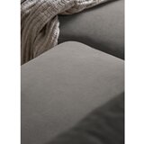 Miuform Siva sklopiva kutna garnitura od samta (s lijevim kutom) Lofty Lilly – | shoptok.hr