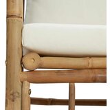  Vrtna sofa od bambusa s krem bijelim jastucima | Shoptok.si