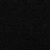  Dnevni krevet crni 100 x 200 cm od tkanine | shoptok.hr