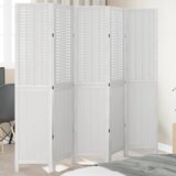  The Living Store Paravan 5-delni bel trden les pavlovnije - Pregrada Za Prostor, (21494127) | Shoptok.si