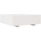  Vrtna sadilica bijela 80 x 80 x 26 5 cm od masivne borovine | shoptok.hr