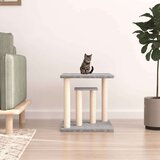 vidaXL Grebalica za mačke s platformama svjetlosiva 50 cm | shoptok.hr