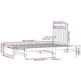  Dnevni ležaj na izvlačenje sivi 2x(90x200) cm masivna borovina | shoptok.hr