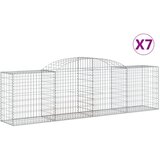  Lučne gabionske košare 7 kom 300x50x80/100 cm pocinčano željezo | shoptok.hr