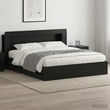  Okvir kreveta s pohranom Crna 180 x 200 cm Konstruirano drvo | Eponuda.ba