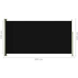  Uvlačiva bočna tenda za terasu 160 x 300 cm crna | shoptok.hr