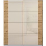 Rauch Möbel omara z drsnimi vrati, barve šampanjca, hrast artisan | Shoptok.si