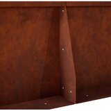  Zid za zadržavanje 4 kom. 60 x 12 x 40 cm Otporni čelik Rđa | shoptok.hr