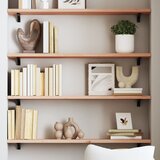 Maison Chic Stenska polica - Viseča Polica 80x20x2 cm neobdelana trdna hrastovina, (21784764) | Shoptok.si