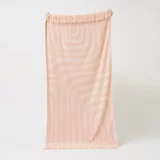 Sunnylife ružičasti pamučni ručnik za plažu Luxe, 160 x 90 cm