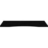 vidaXL Mizna plošča temno rjava 100x60x2,5 cm trdna hrastovina | Shoptok.si