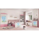 HAPPYKIDS OTROKA POSTELJA DREAMY MEDVEDEK (VE BARV IN DIMENZIJ)-Roza-80x160 | Shoptok.si
