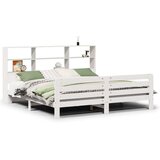 vidaXL okvir kreveta bez madraca bijeli 180x200 cm od masivne borovine | shoptok.hr