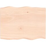 vidaXL Mizna plošča 80x60x4 cm neobdelana trdna hrastovina Cene