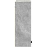 Kupaonski ormar Zidne s vratima Betonski sivi 39 x 23,5 x 65 cm | shoptok.hr